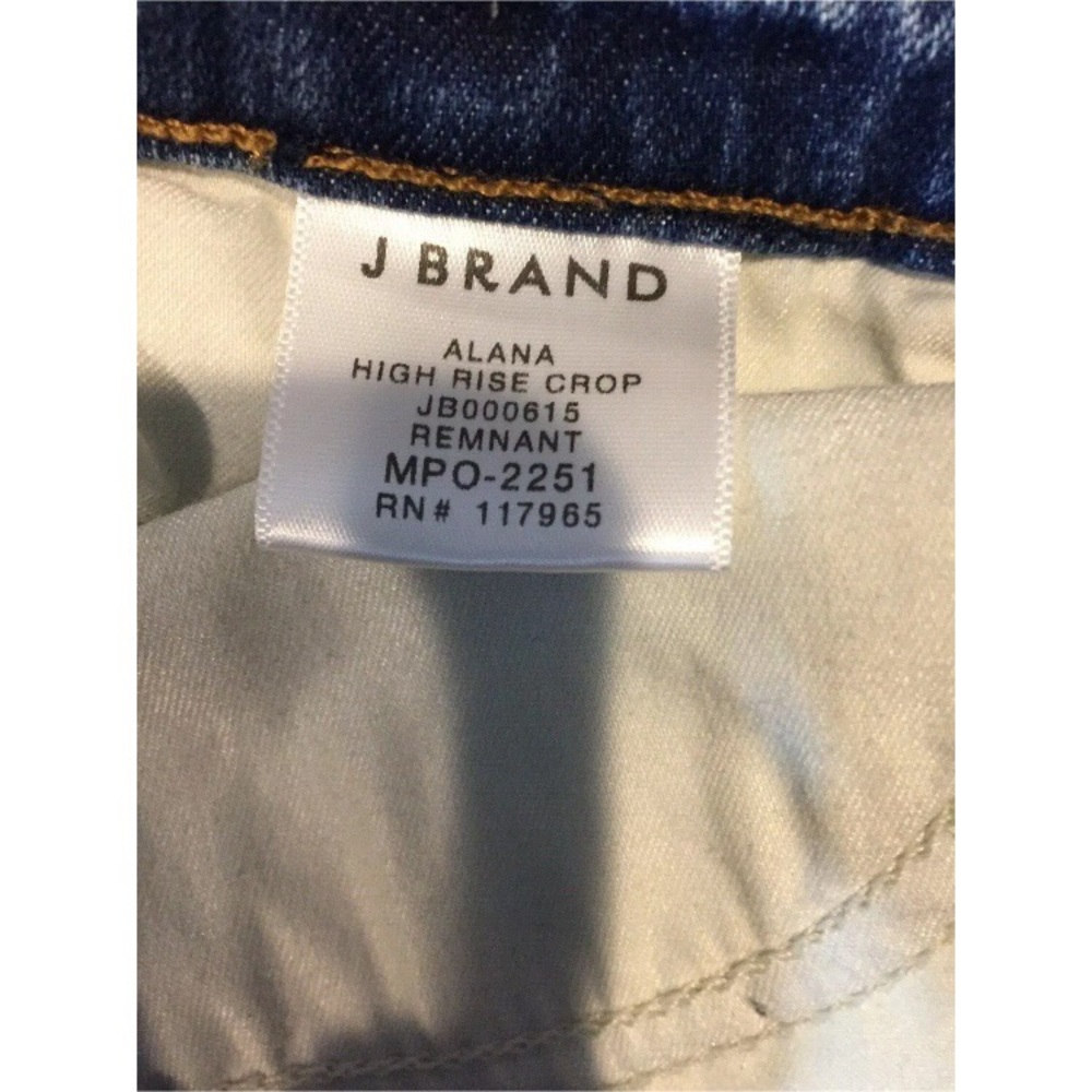 J Brand ALANA Cropped Distressed Jean Remnant Wash - Picture 8 of 8